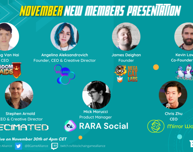 Say Hi👋 to our new BGA members who joined this month of November!