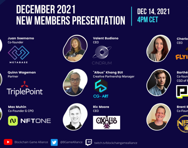 Say Hi👋 to our new BGA members who joined this month of December!