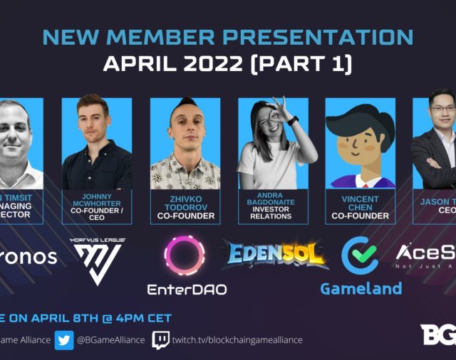 Let’s welcome our new BGA members who joined this month of April (Part 1)!